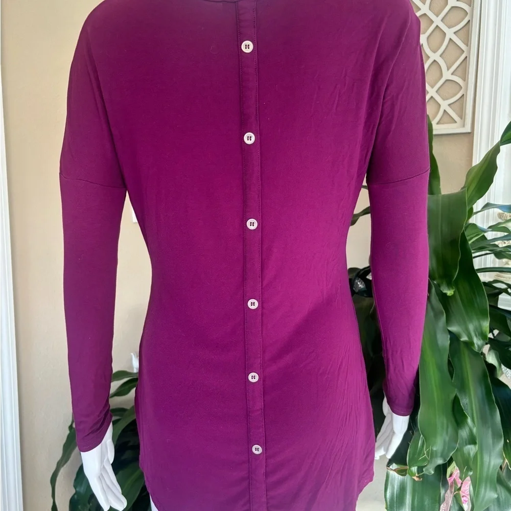 VENUS Rich Plum Long Sleeve Top
